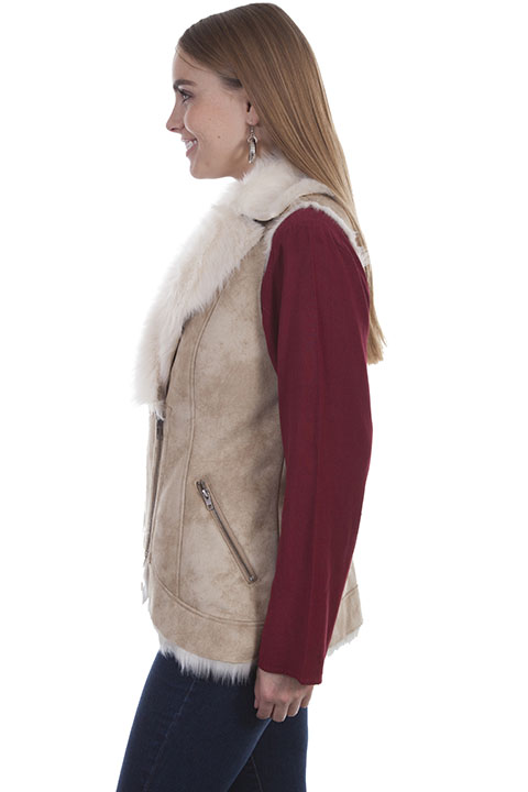 (image for) Faux fur vest